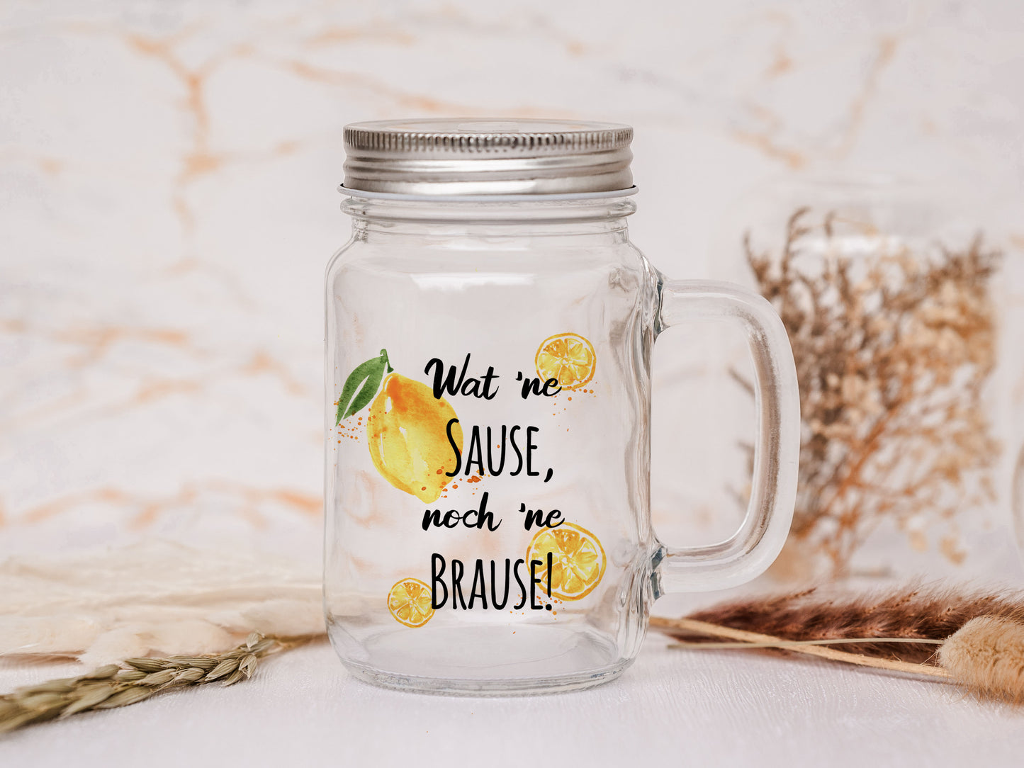 Henkelglas "Sause mit Brause"