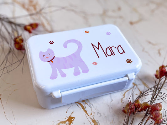 Brotdose - personalisiert Katze