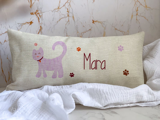 Kissenhülle - personalisiert Katze