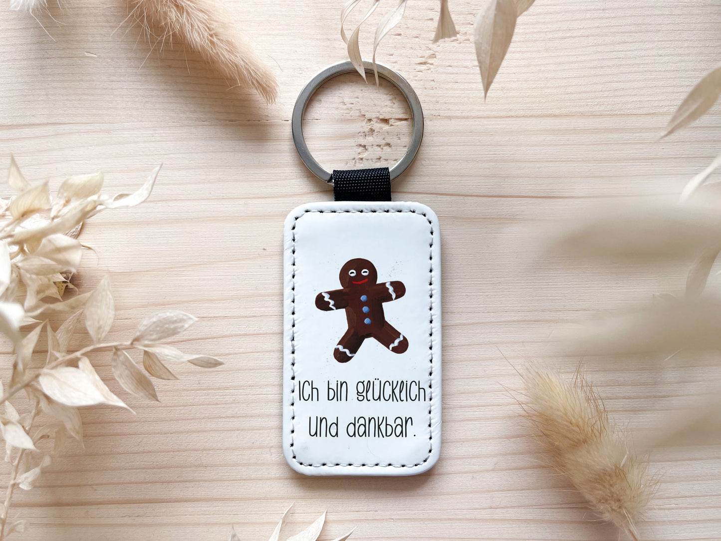 Schlüsselanhänger - Pfefferkuchenmann