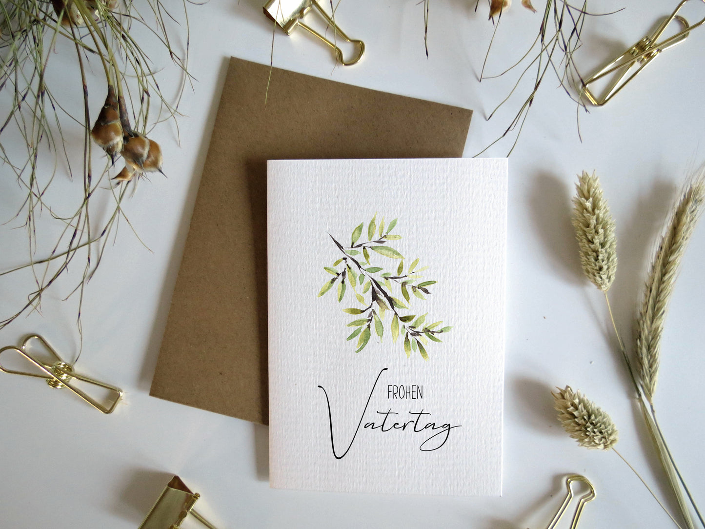 Grußkarte mit Umschlag - "Vatertag"