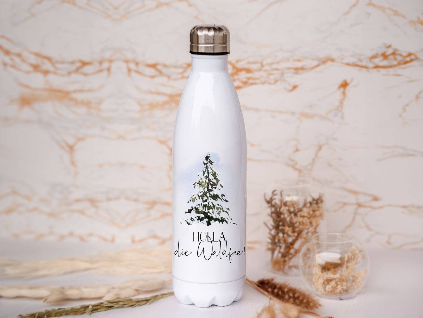 Thermoflasche personalisiert - Holla, die Waldfee!