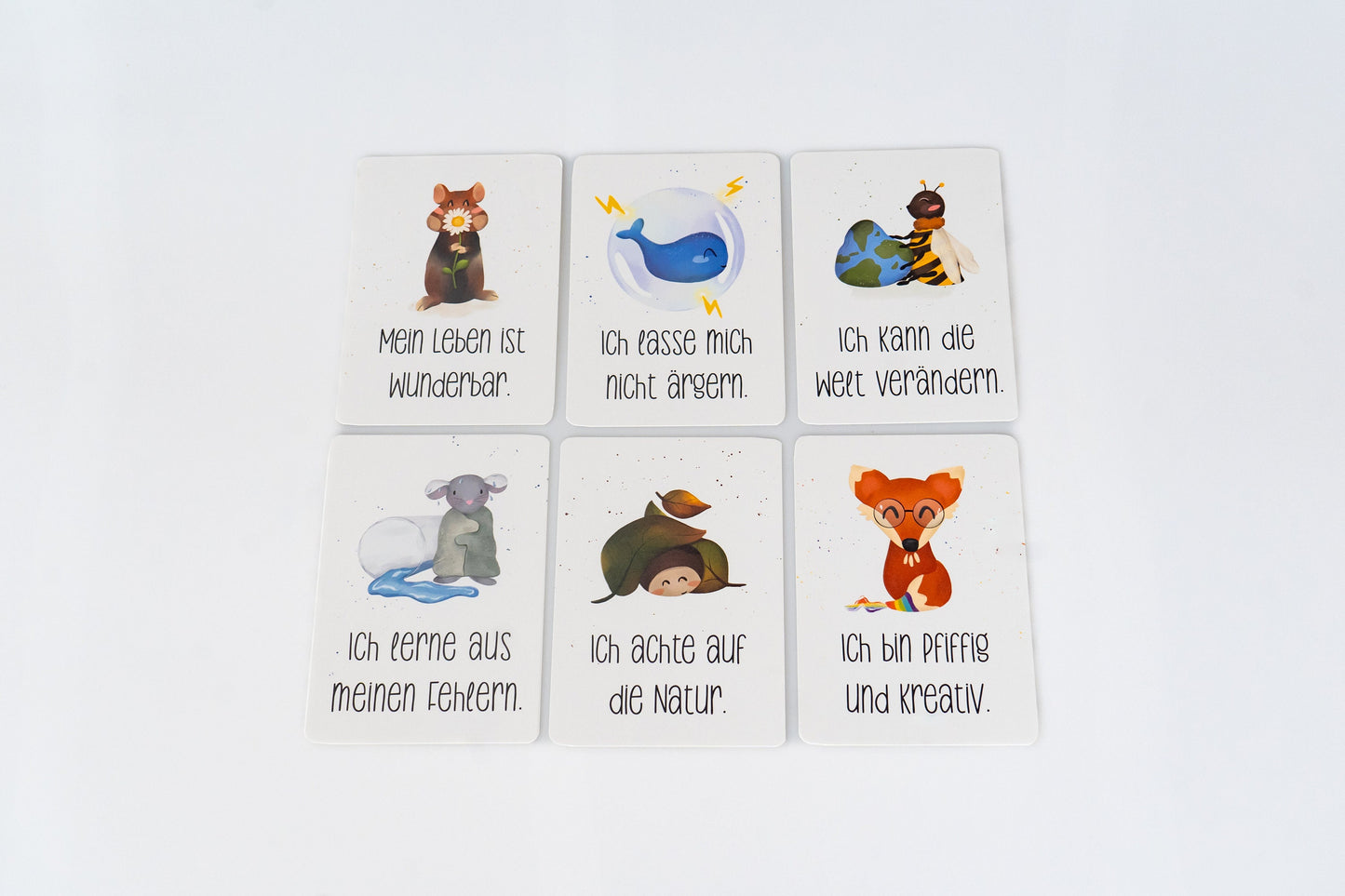Affirmationskarte für Kinder - Maus