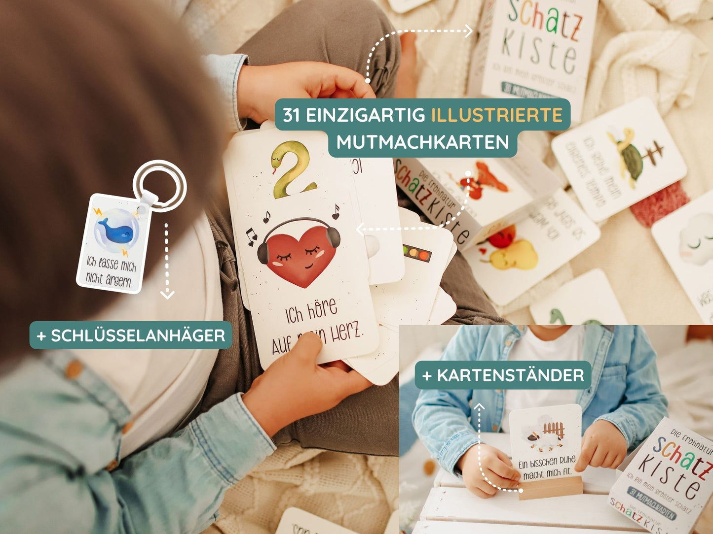 Affirmationskarten Set - Schatzkiste