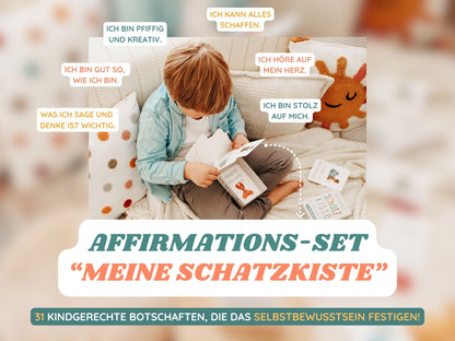 Affirmationskarten Set - Schatzkiste