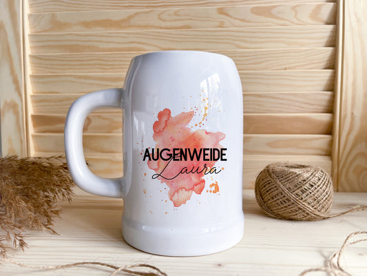 Krug Augenweide - personalisiert
