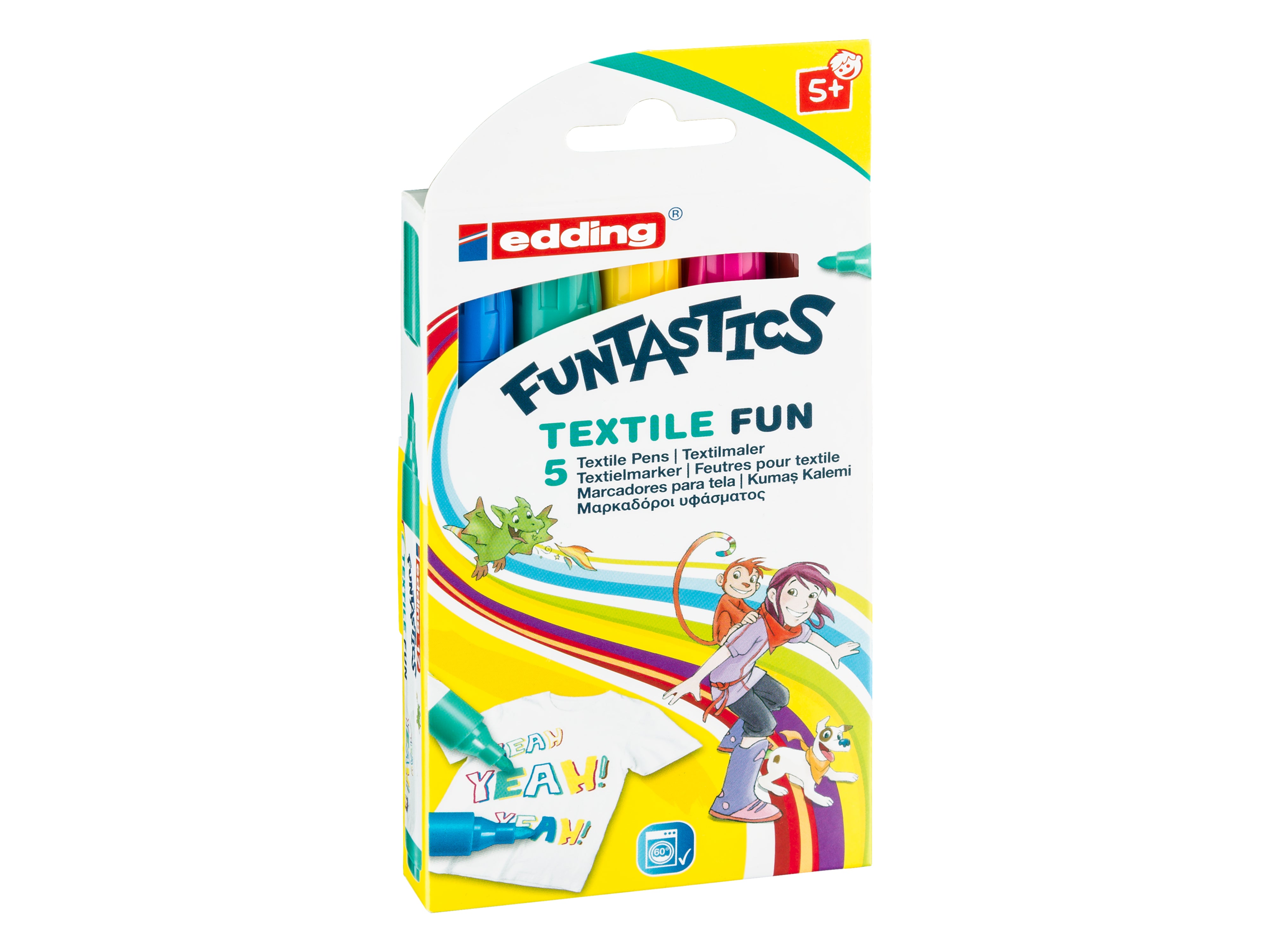 EDDING Textilmarker - FUNTASTICS 5er-Set