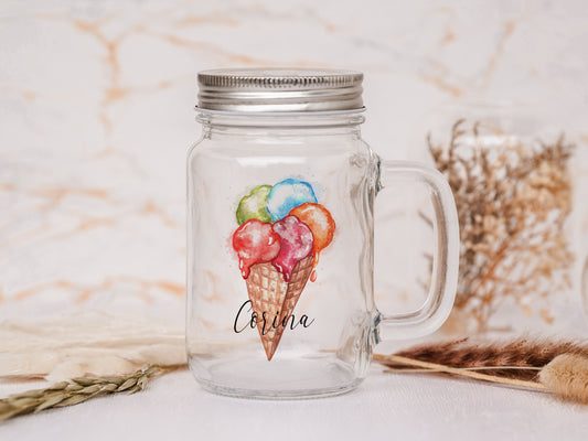Henkelglas Eis - personalisiert