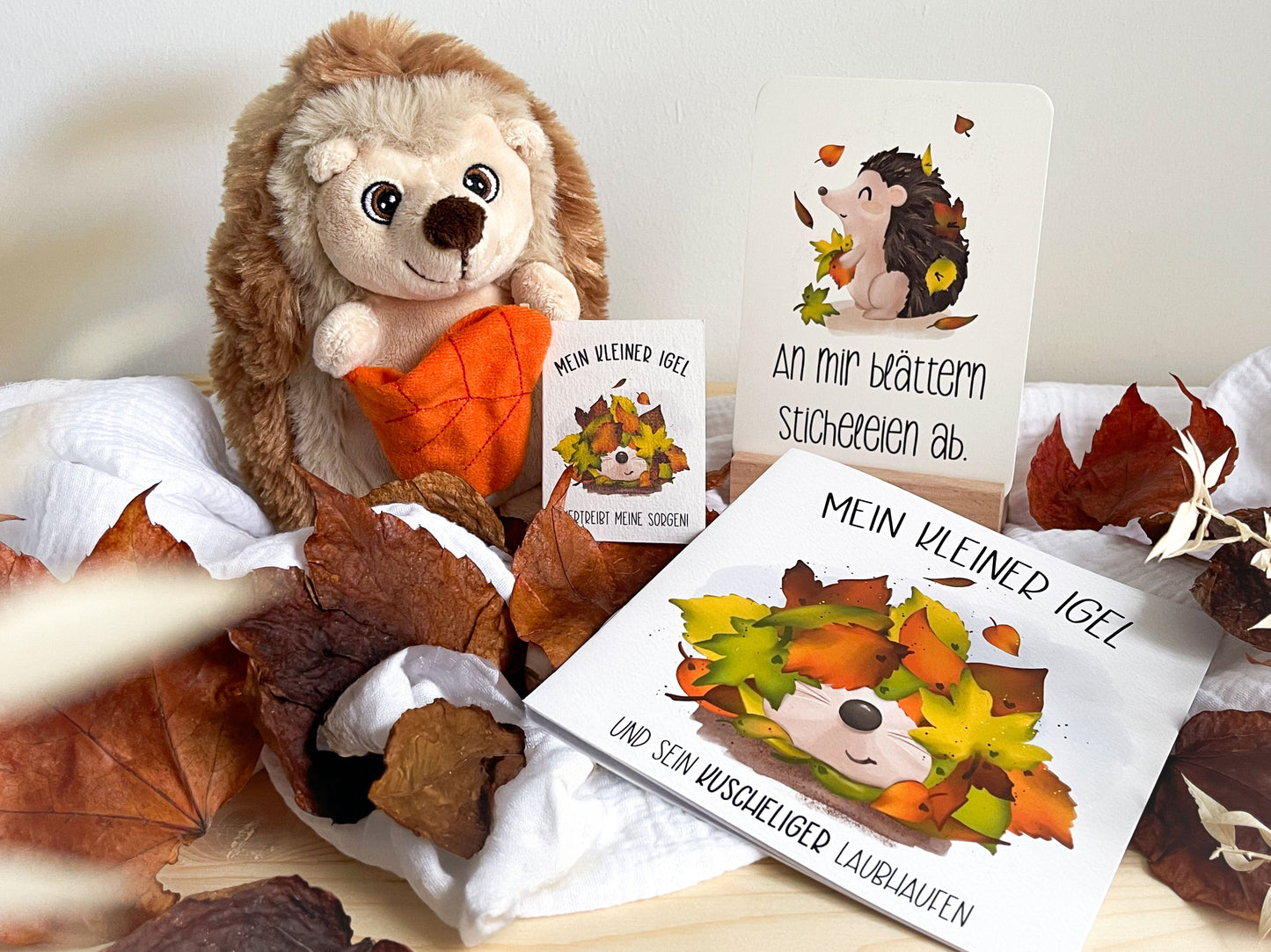 Affirmations-Set "Mein kleiner Igel" - Sorgenvertreiber