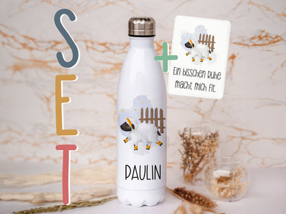 Thermoflasche personalisiert - Schaf