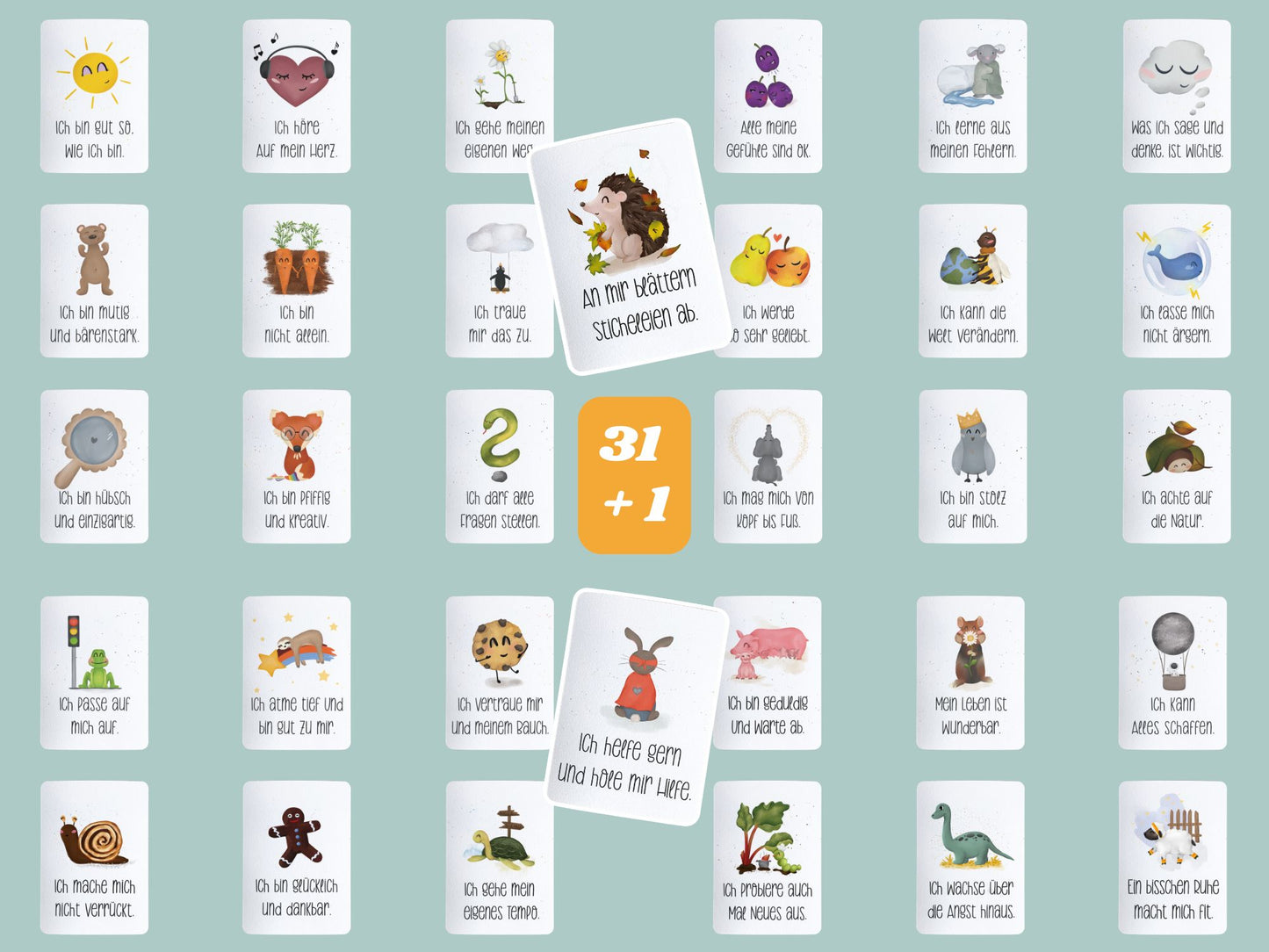 Affirmationskarten Set - Schatzkiste