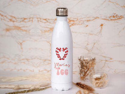 Thermoflasche personalisiert - Zuckerstange