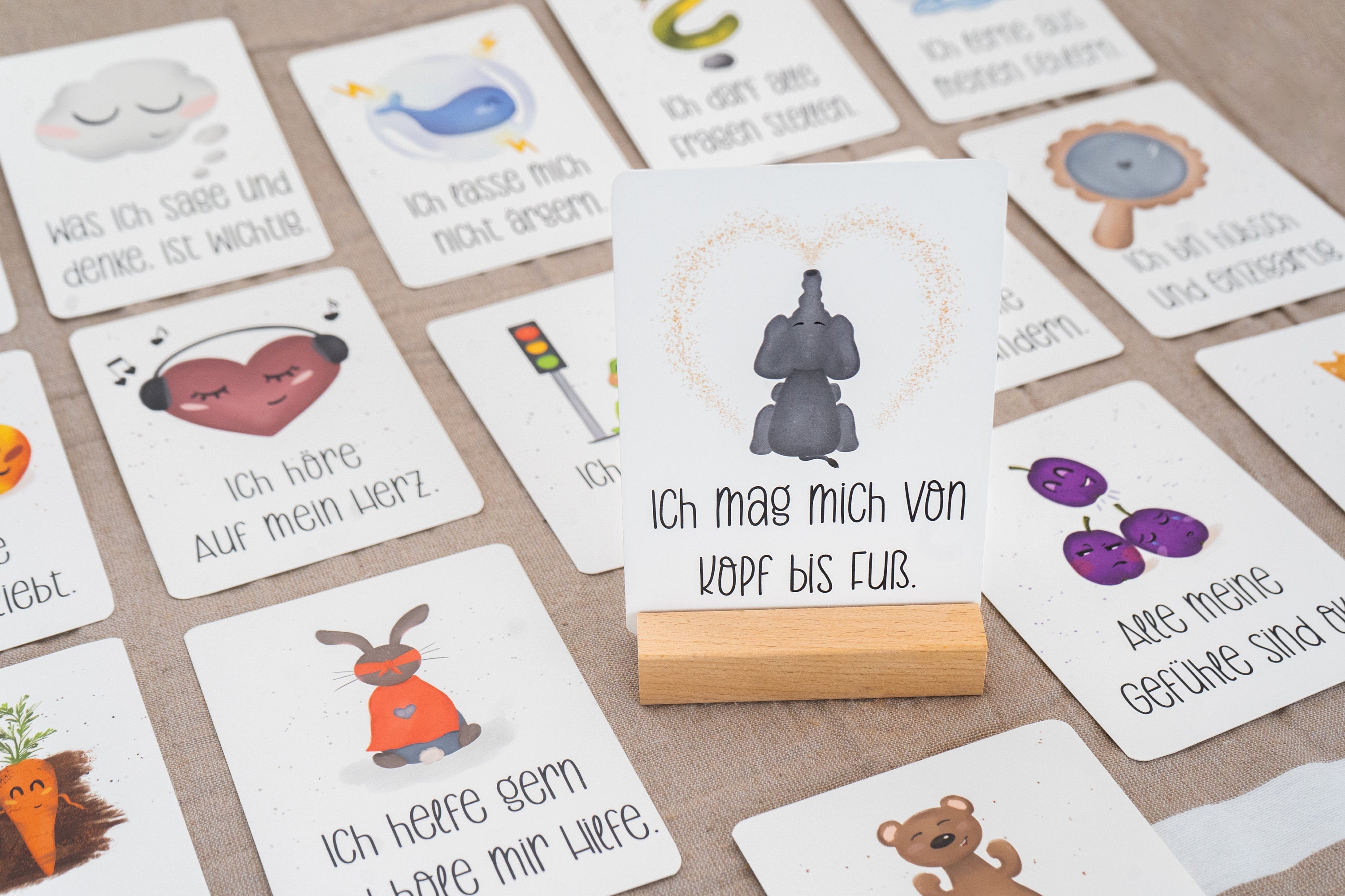 Affirmationskarte für Kinder - Maus