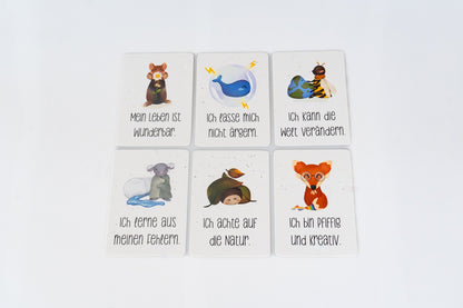 Affirmationskarte für Kinder - Maus