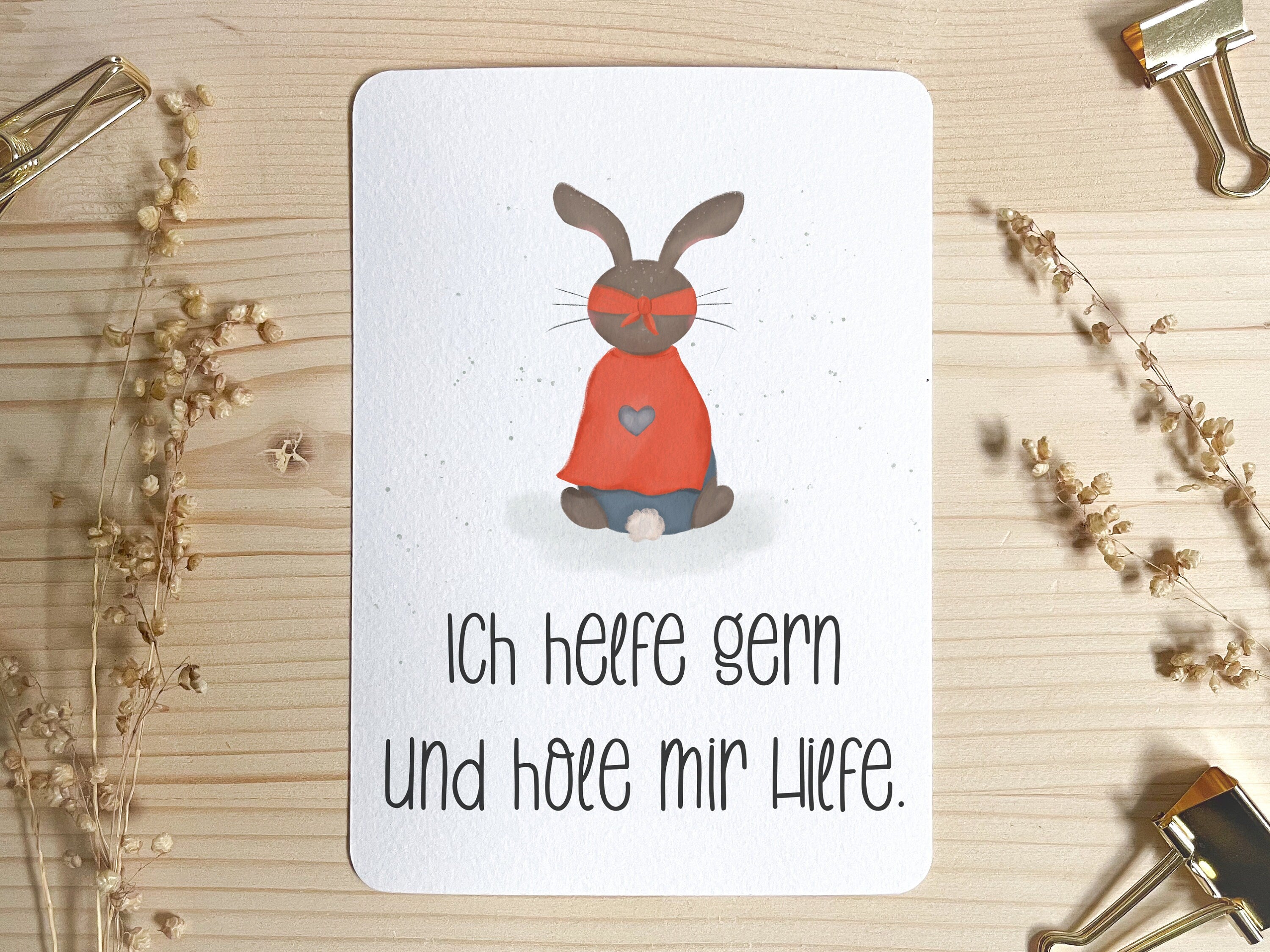 Emaille Tasse personalisiert - Hase